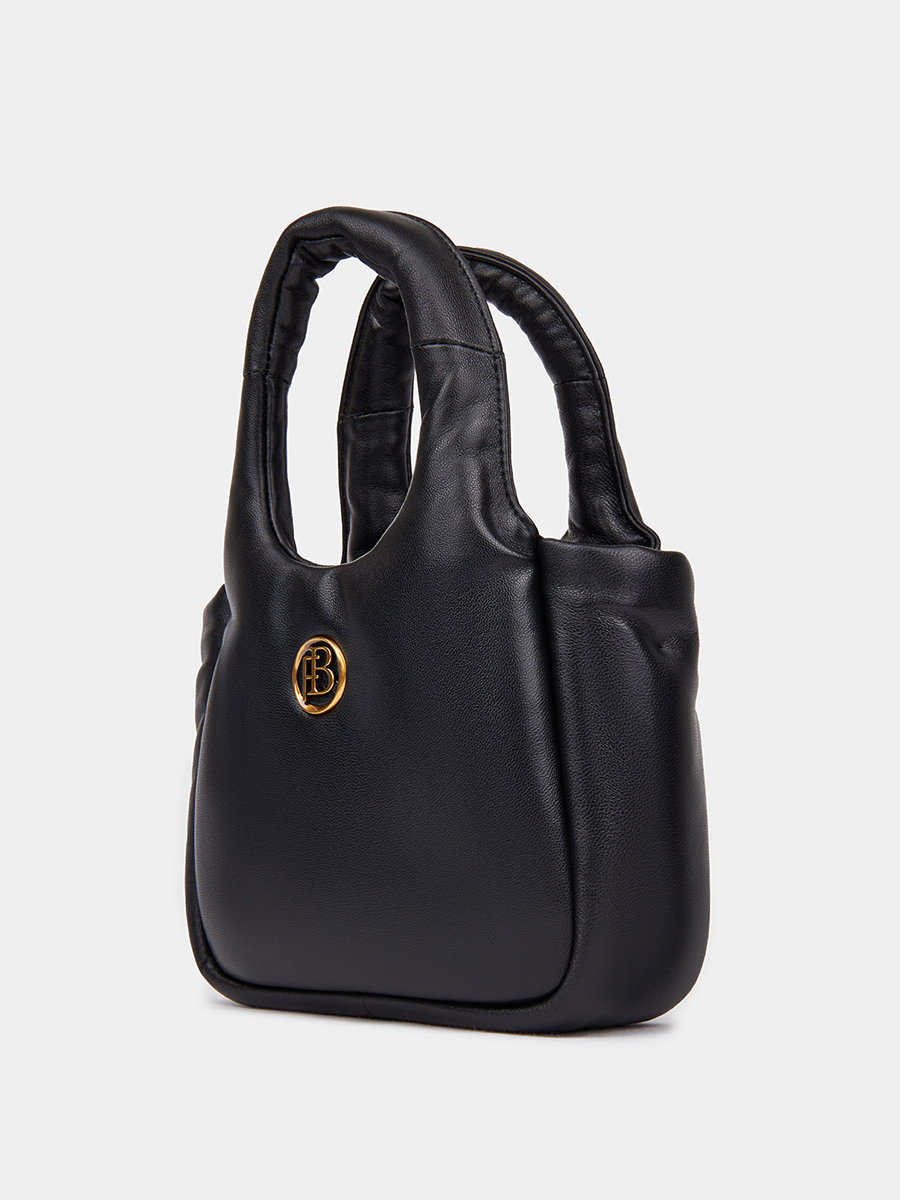 Классическая кожаная сумка Blair цвет черный